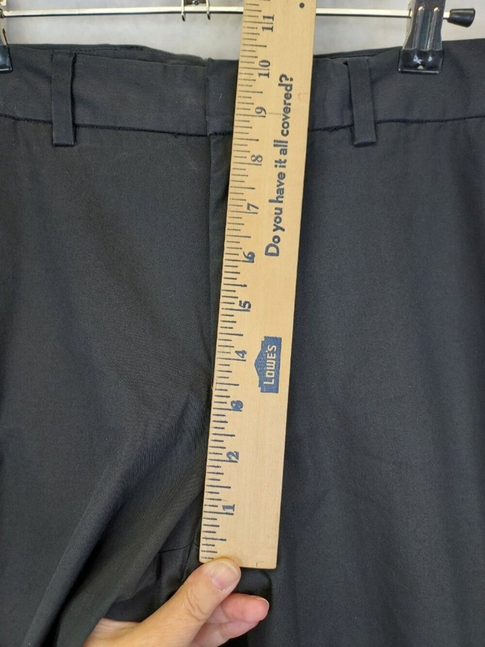 Joe Fresh Straight Flex Pants Men's 34x31 Flat Front Black Slacks Stretch Preppy - Picture 13 of 14